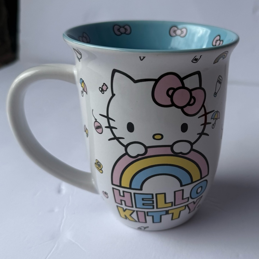 Sanrio Hello Kitty Mug with Pink and Blue Accents